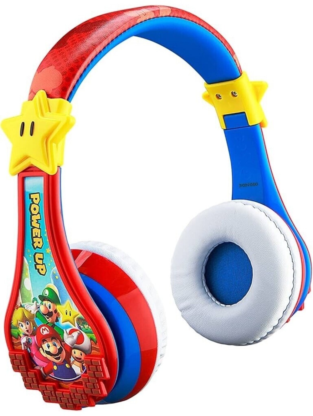 eKids Super Mario Wireless Bluetooth Headphones Rechargeable Tested Working